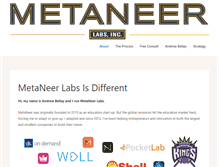 Tablet Screenshot of metaneer.com
